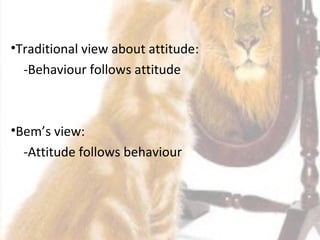 Self perception theory | PPT