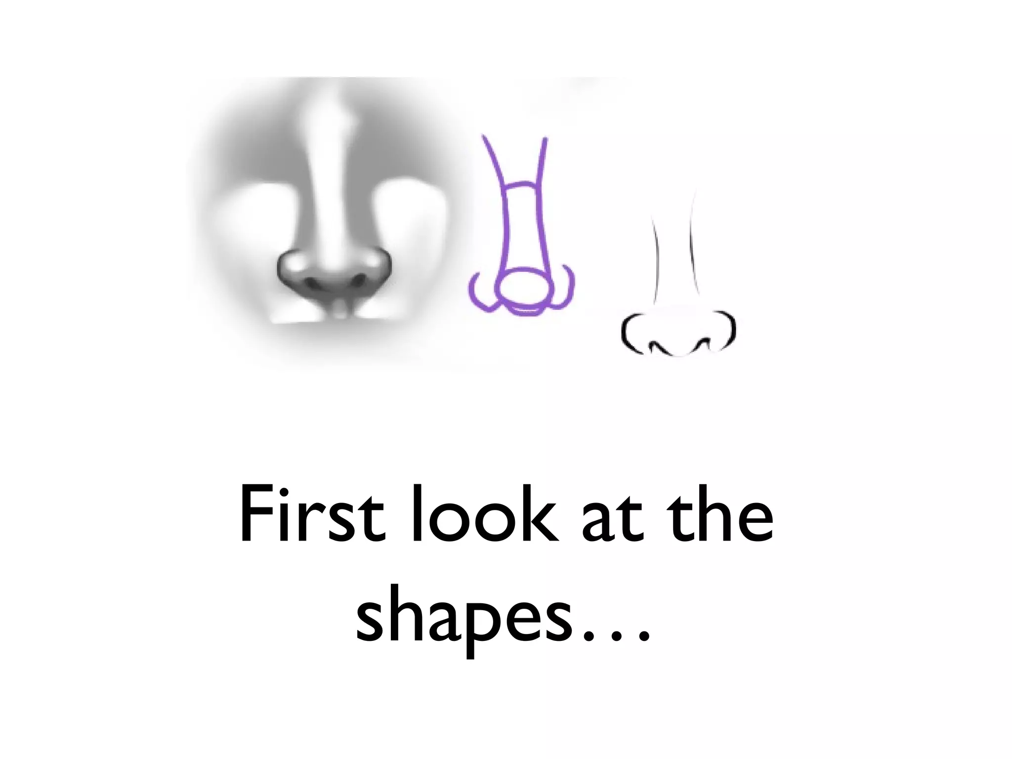 First look at the
    shapes…
 