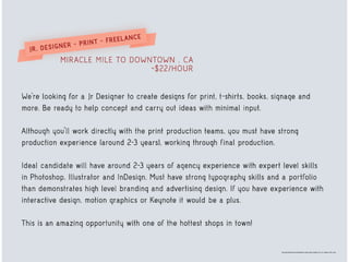 Self-Profile Presentation