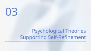 03
Psychological Theories
Supporting Self-Refinement
 