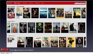 Tweet @garethbowles with feedback!
Monday, August 5, 13
 