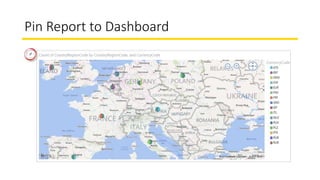 Pin Report to Dashboard
 