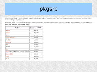 pkgsrc
 