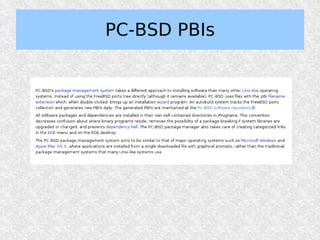 PC-BSD PBIs
 