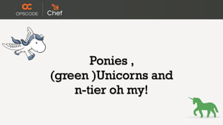 Ponies ,
(green )Unicorns and
    n-tier oh my!
 