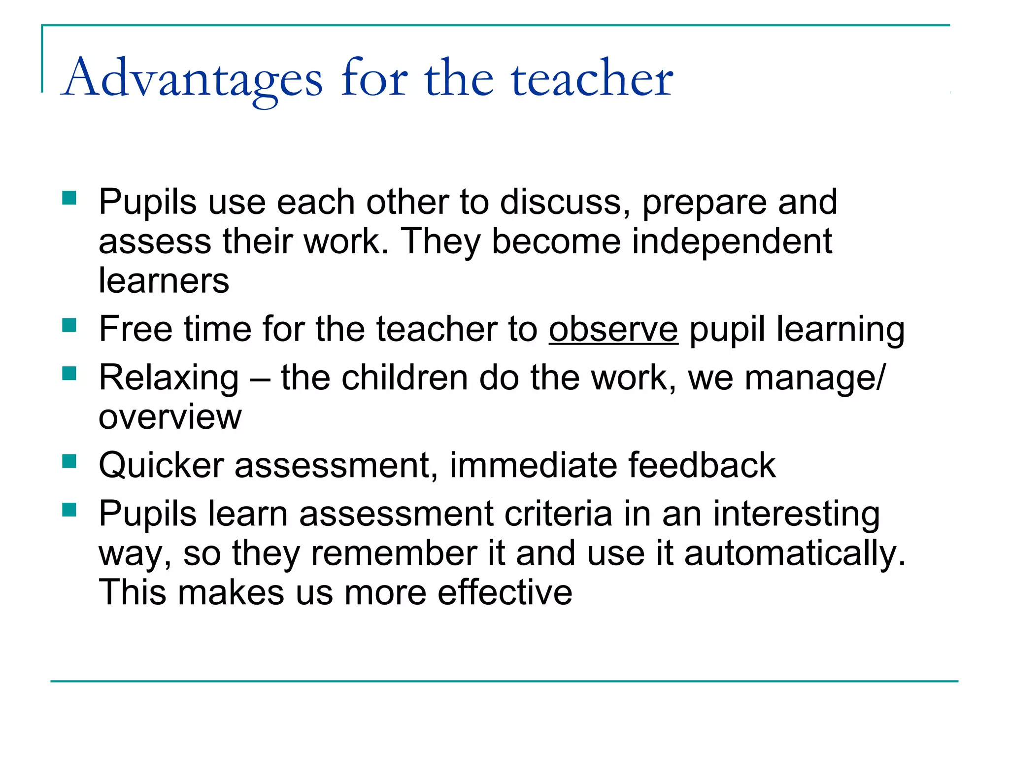 Self and Peer Assessment | PPT