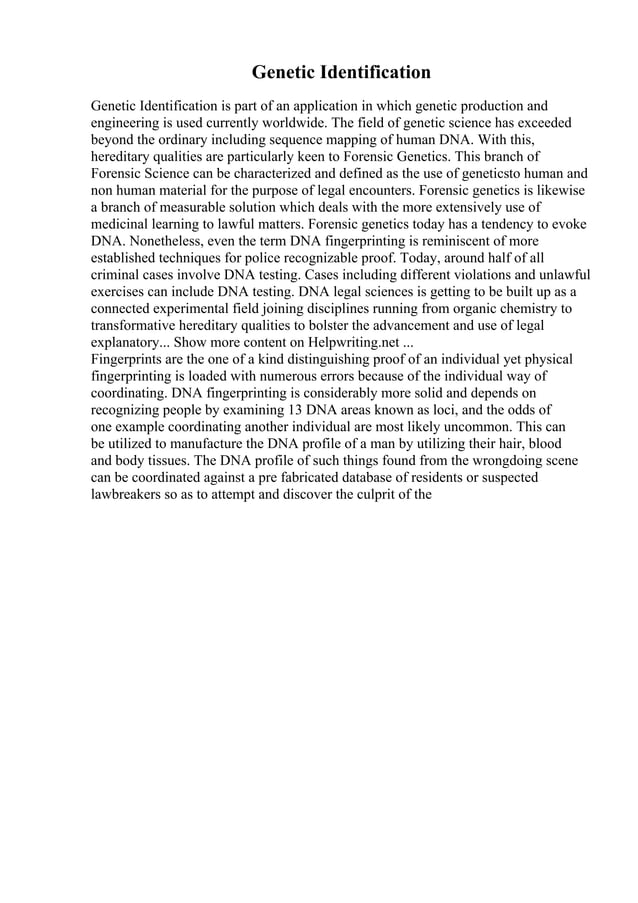 Self Assessment Essay Examples | PDF