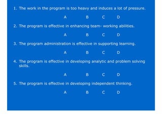 SELF ASSESSMENT MANUAL