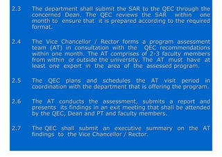SELF ASSESSMENT MANUAL