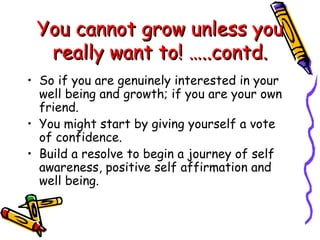 Self awareness & self analysis 