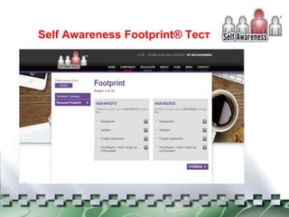 Self Awareness Footprint® Тест
 