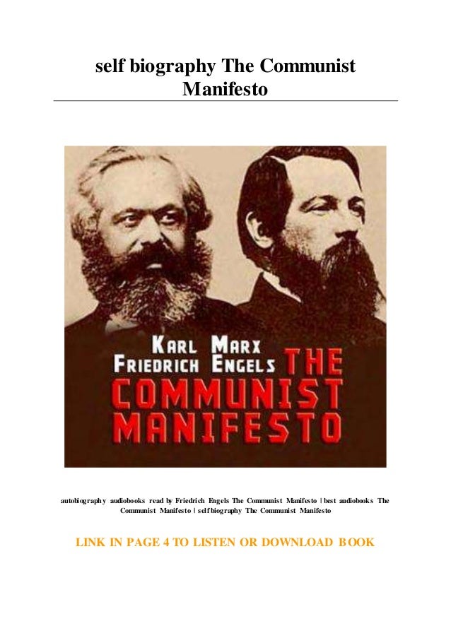 self biography The Communist Manifesto
