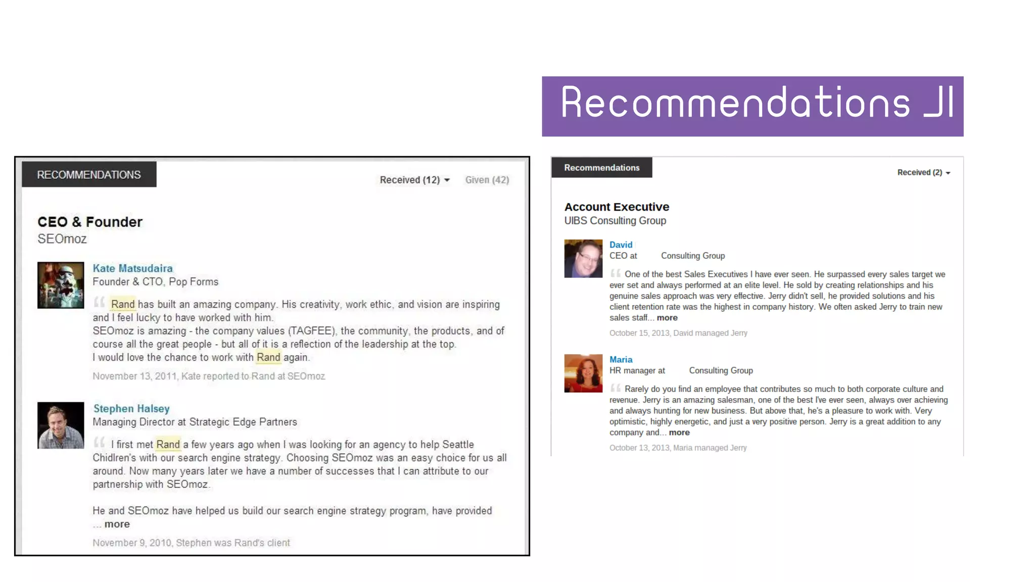 ‫الـ‬Recommendations
 