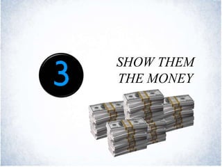 SHOW THEM
THE MONEY
 