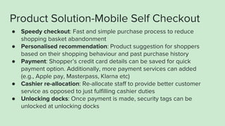Self checkout solution | PDF