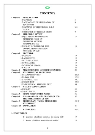 Self compacting concrete report | DOCX
