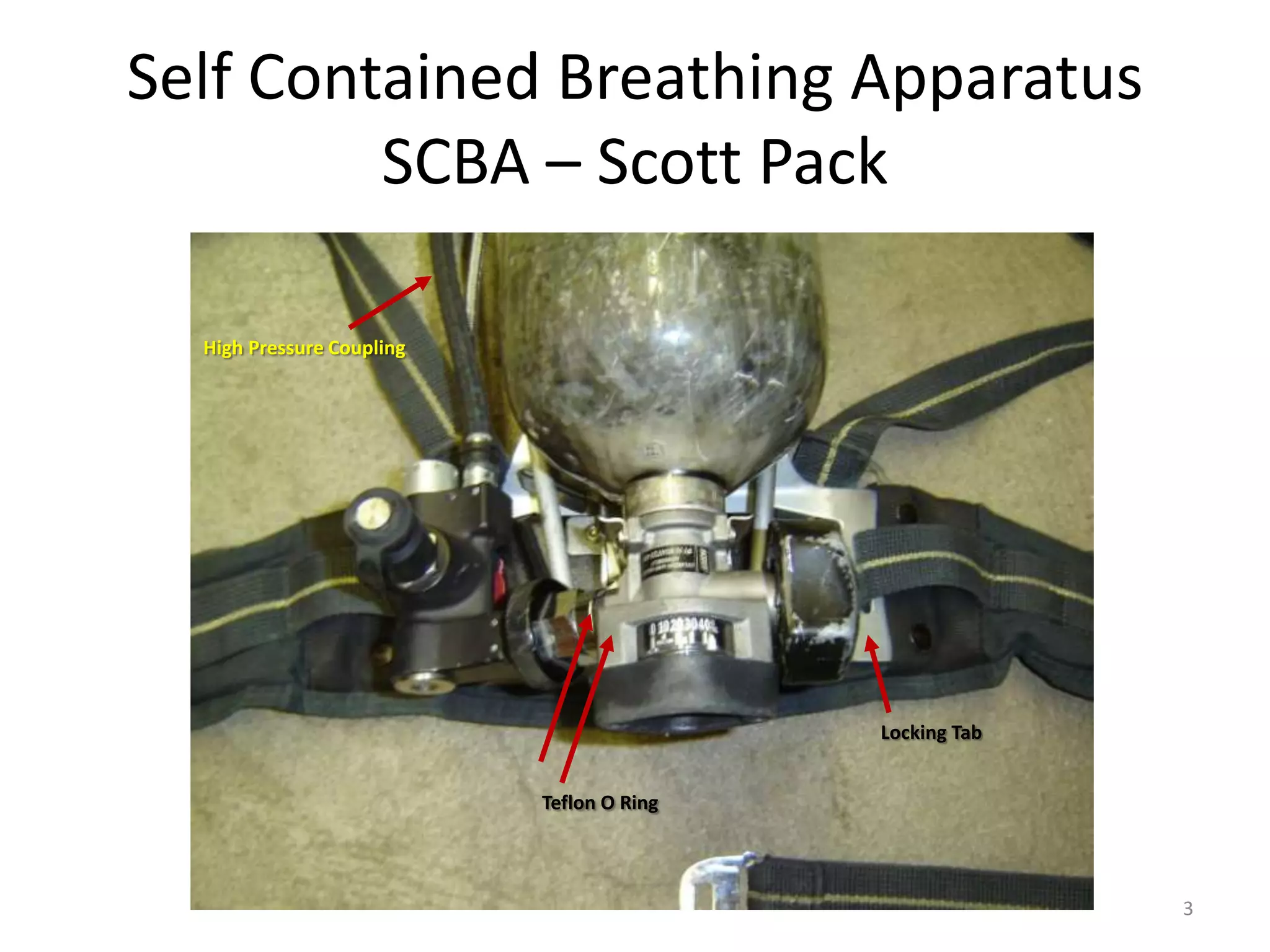SCBA self contained breathing apparatus PPT