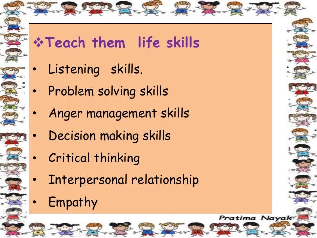 Teach your children"Self-Control"