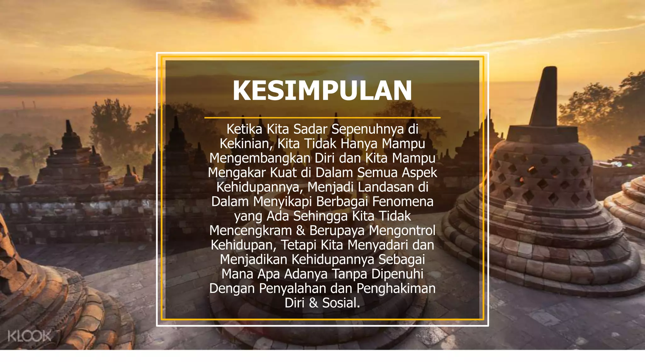 Self Control (Pengendalian Diri) Berdasarkan Perspektif Agama Buddha | PPTX