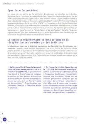 Self Data - Cahier d'exploration MesInfos 2e édition, mai 2015