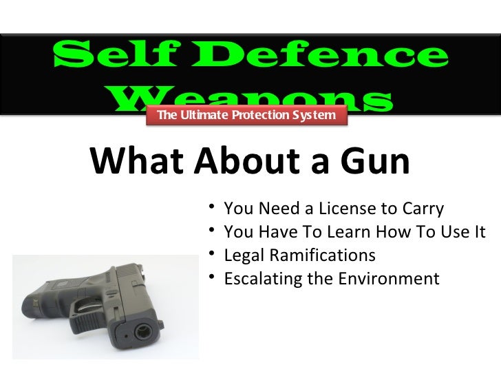 Self Defence Weapons