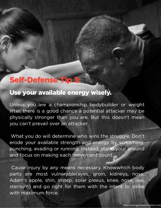Secret Self Defense Tips For Women - 