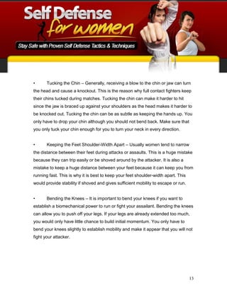 Self defense for women | PDF