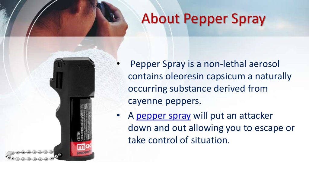 Self Defense Pepper Spray