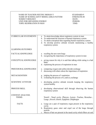 Self designed innovative lesson plan | PDF