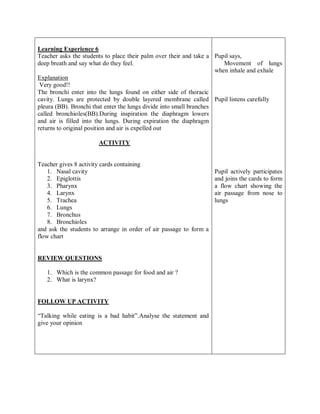 Self designed innovative lesson plan | PDF
