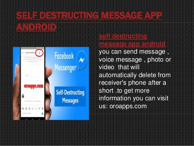 signal self destructing messages signal self destructing messages