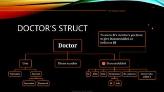 DOCTOR’S STRUCT
Self Diagnosis system
9
 