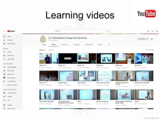 Learning videos
 