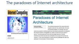 The paradoxes of Internet architecture
 