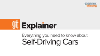 Everything you need to know about
Self-Driving Cars
 