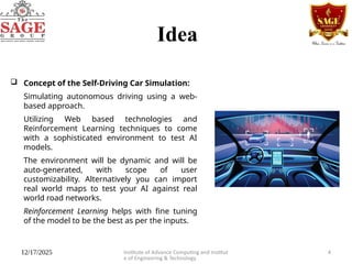 Self_Driving_Car_Simulation Major Project CSE | PPTX