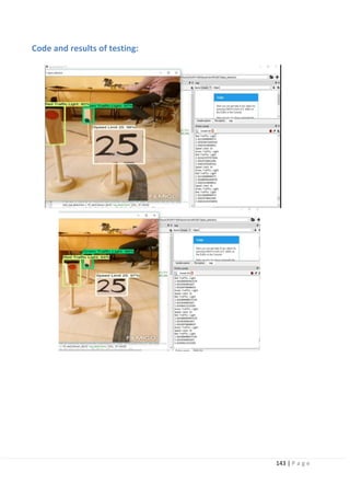 143 | P a g e
Code and results of testing:
 