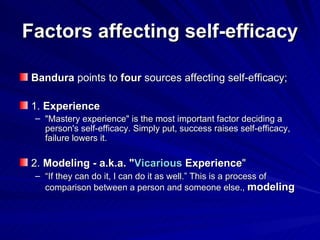 Self efficacy | PPT