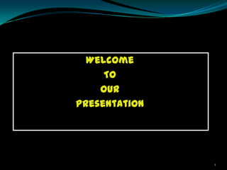 Welcome
To
Our
Presentation
1
 