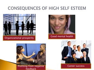 Good mental health
Organizational prosperity




           Profiting from negative                Career success
                   feedback
 