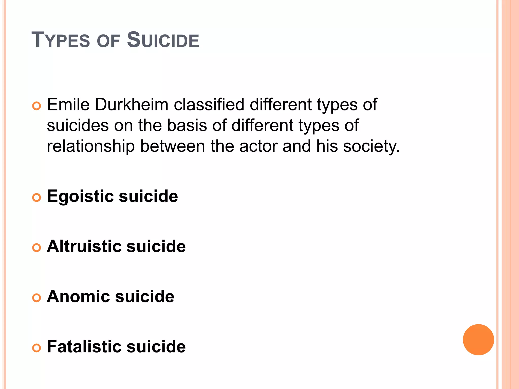 Fatalistic Escape Self harm and suicide | PPTX