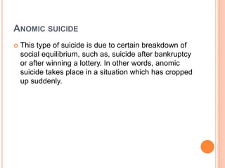 Self harm and suicide | PPTX