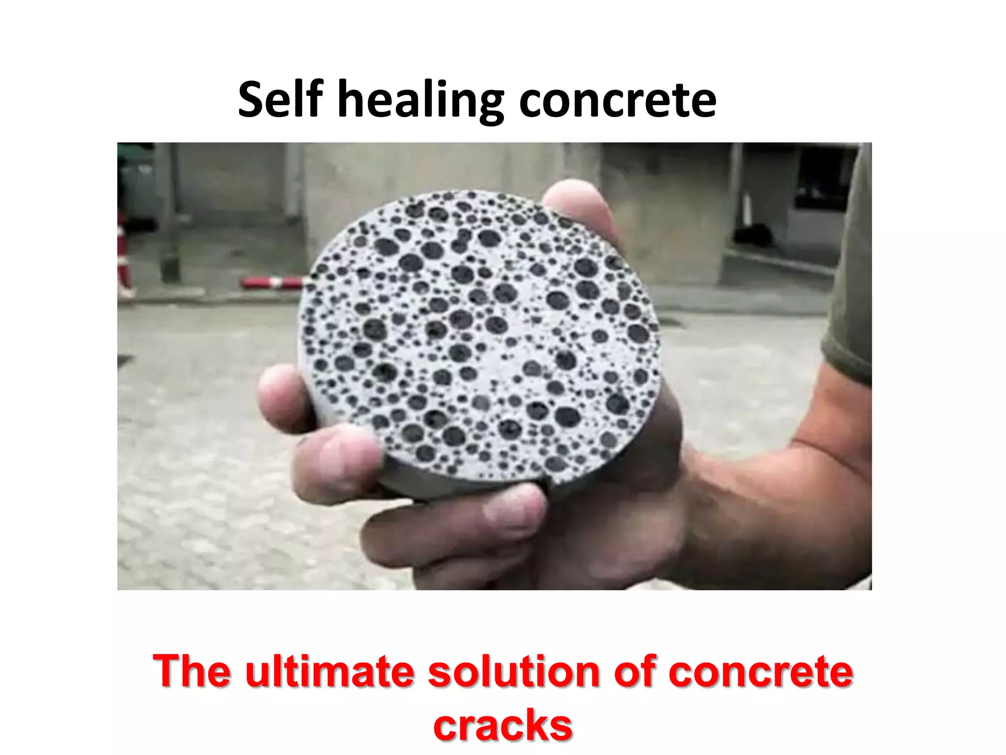 Stunning Self-Healing Concrete image