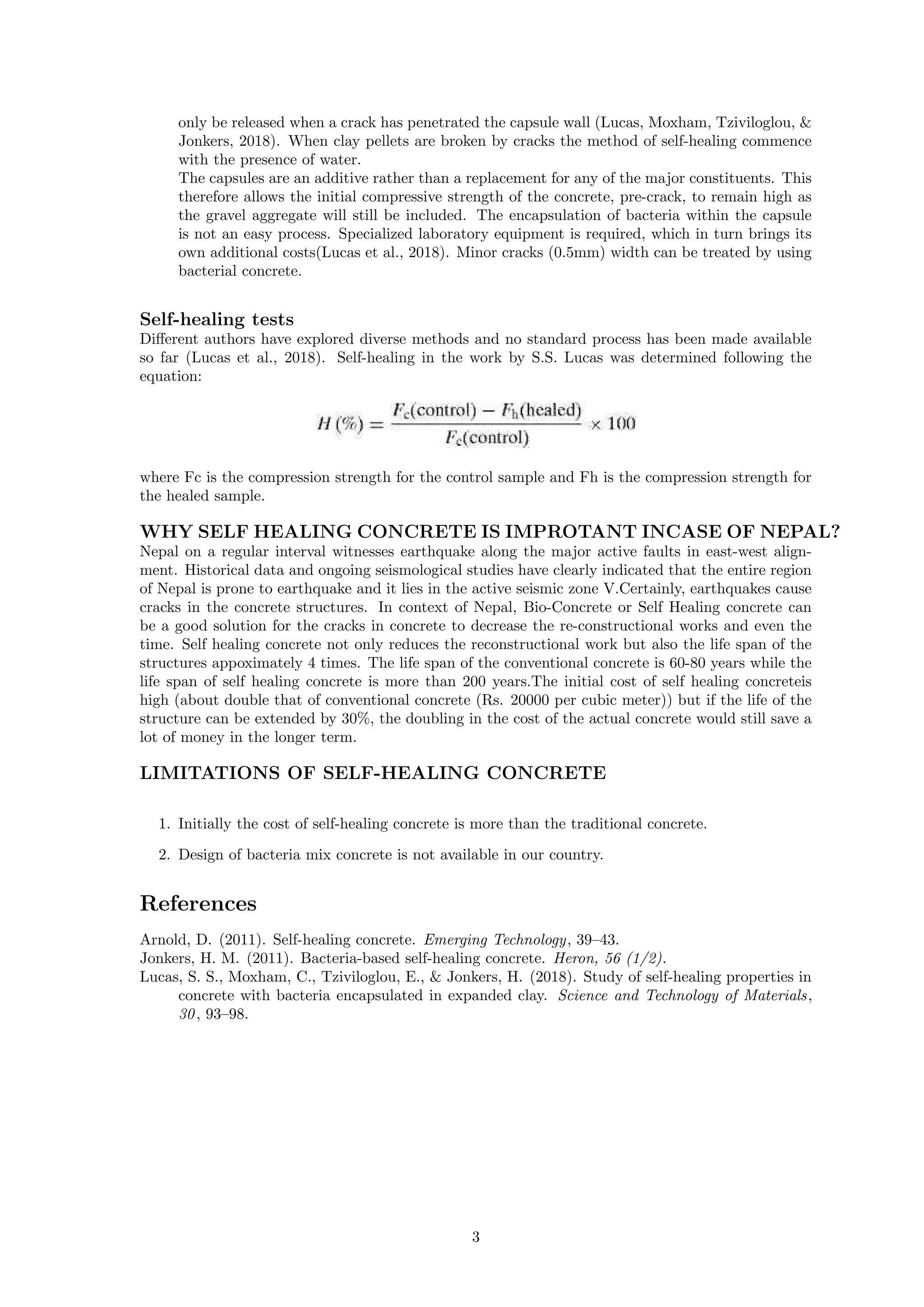 Self healing concrete | PDF