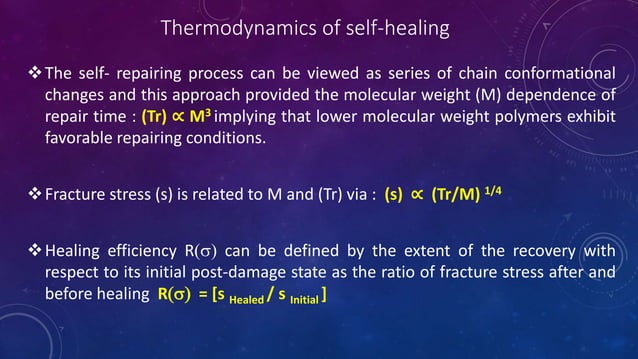 Polymers Free Full Text Self Healing And Mechanical Properties Of