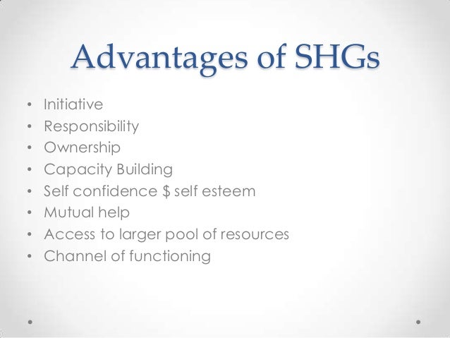 Thesis on self help groups pdf