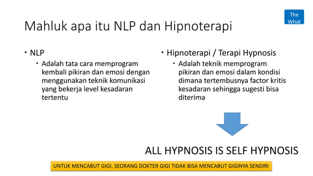 Belajar Hipnotis Sendiri (Self Hypnosis) PPTX