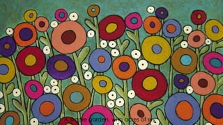 A simple garden, with acres of sky
 