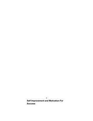 Self improvement and motivation for success | PDF