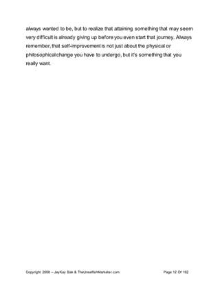 Self improvement guide | DOC